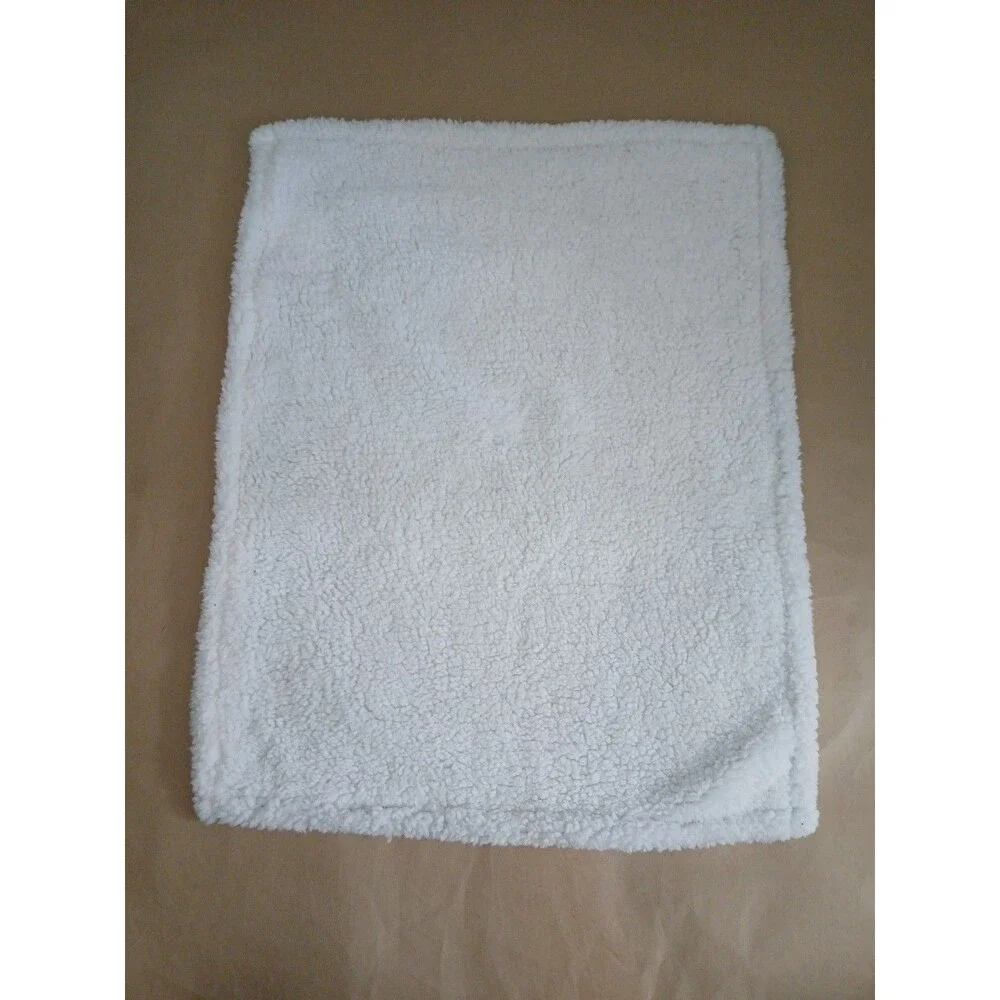 UGG Blue Sherpa Lined Fleece Baby Blanket Luxe